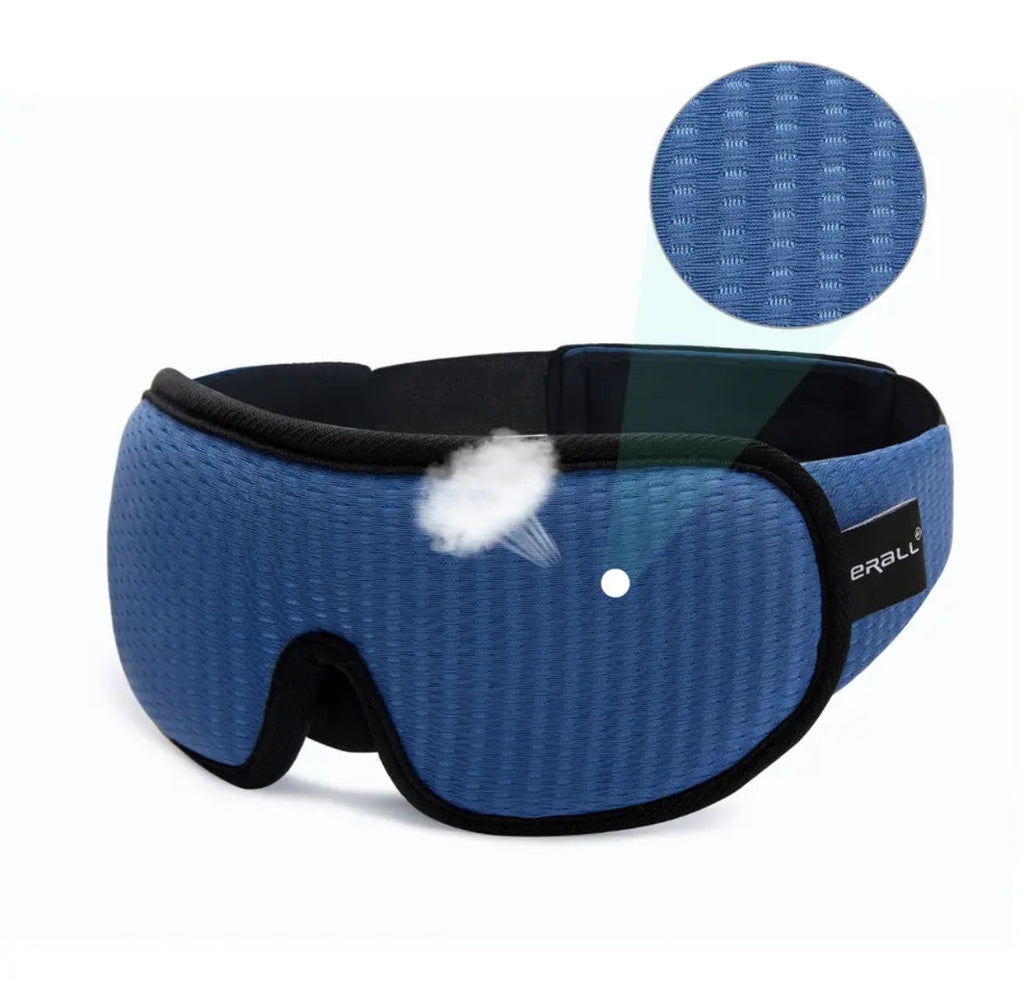 Premium Schlafmaske | Atmungsaktive 3D Schlafmaske mit Ergonomischem Design | Komfortable Entspannung für Erholsame Nächte 0