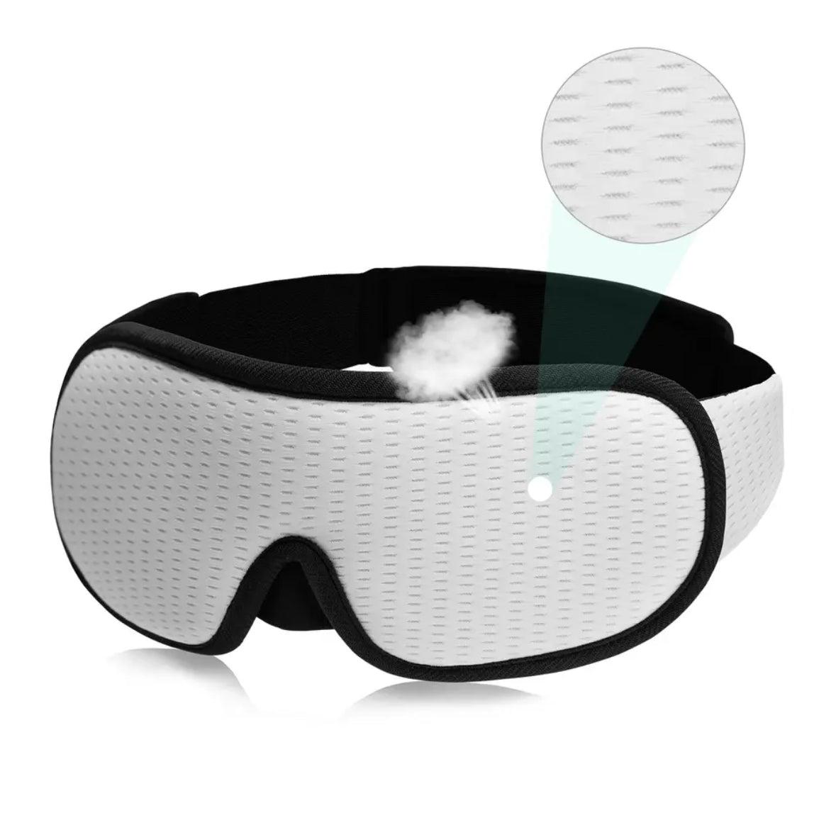 Premium Schlafmaske | Atmungsaktive 3D Schlafmaske mit Ergonomischem Design | Komfortable Entspannung für Erholsame Nächte 6