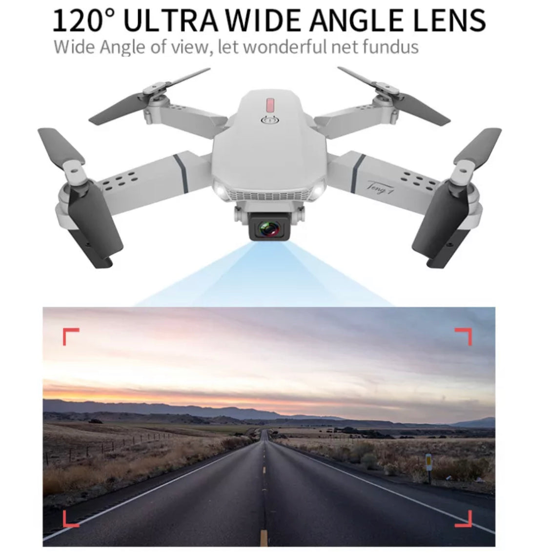 Pro Drohne | WIFI Drohne mit 4K Dual Kamera & Automatischer Flugbahn | Ideal für Einsteiger 4