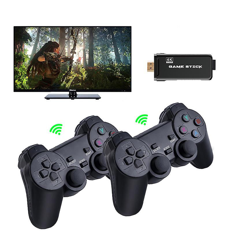Retro Gaming Konsole | 4K UHD Spielkonsole mit HDMI und Kabellosem Controller | Perfekte Unterhaltung für 2-4 Spieler 1