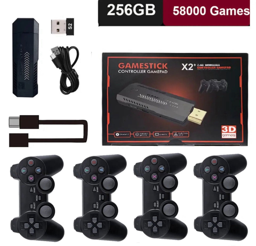 Retro Gaming Konsole | 4K UHD Spielkonsole mit HDMI und Kabellosem Controller | Perfekte Unterhaltung für 2-4 Spieler 10