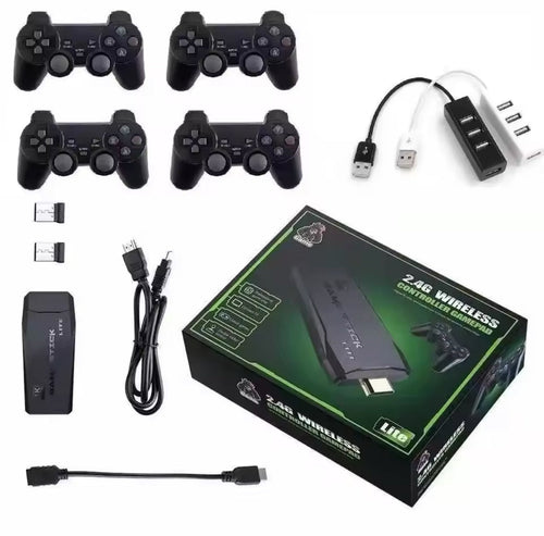 Retro Gaming Konsole | HD Spielkonsole mit 13000+ Spielen | 4 Spieler Unterstützung für Nostalgischen Spielspaß 0