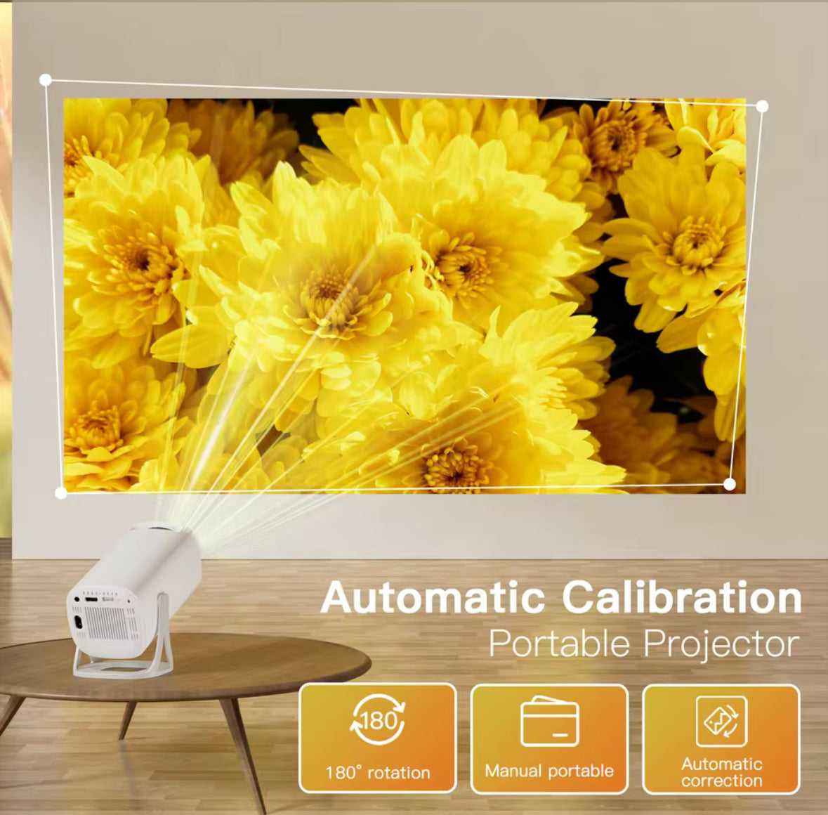 Retro Gaming Projektor | 2-in-1 HD Beamer mit 1080P Auflösung | Perfekte Bildqualität für Streaming und Gaming 4