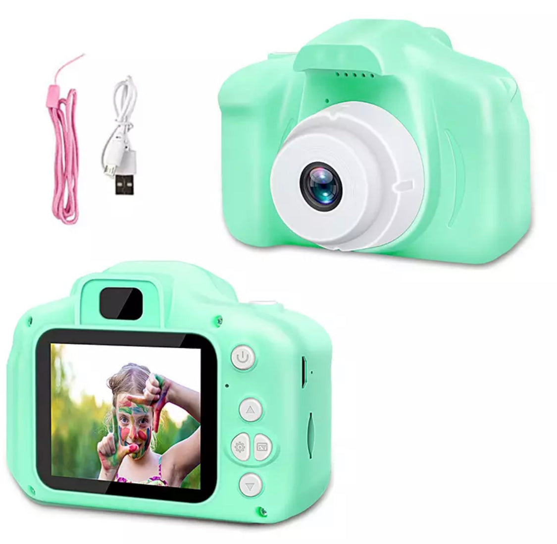 Retro Kinderkamera | Mini Vintage Kamera mit Autofokus & 1080p Qualität | Sturzfestes Design für kreative Fotografie 8