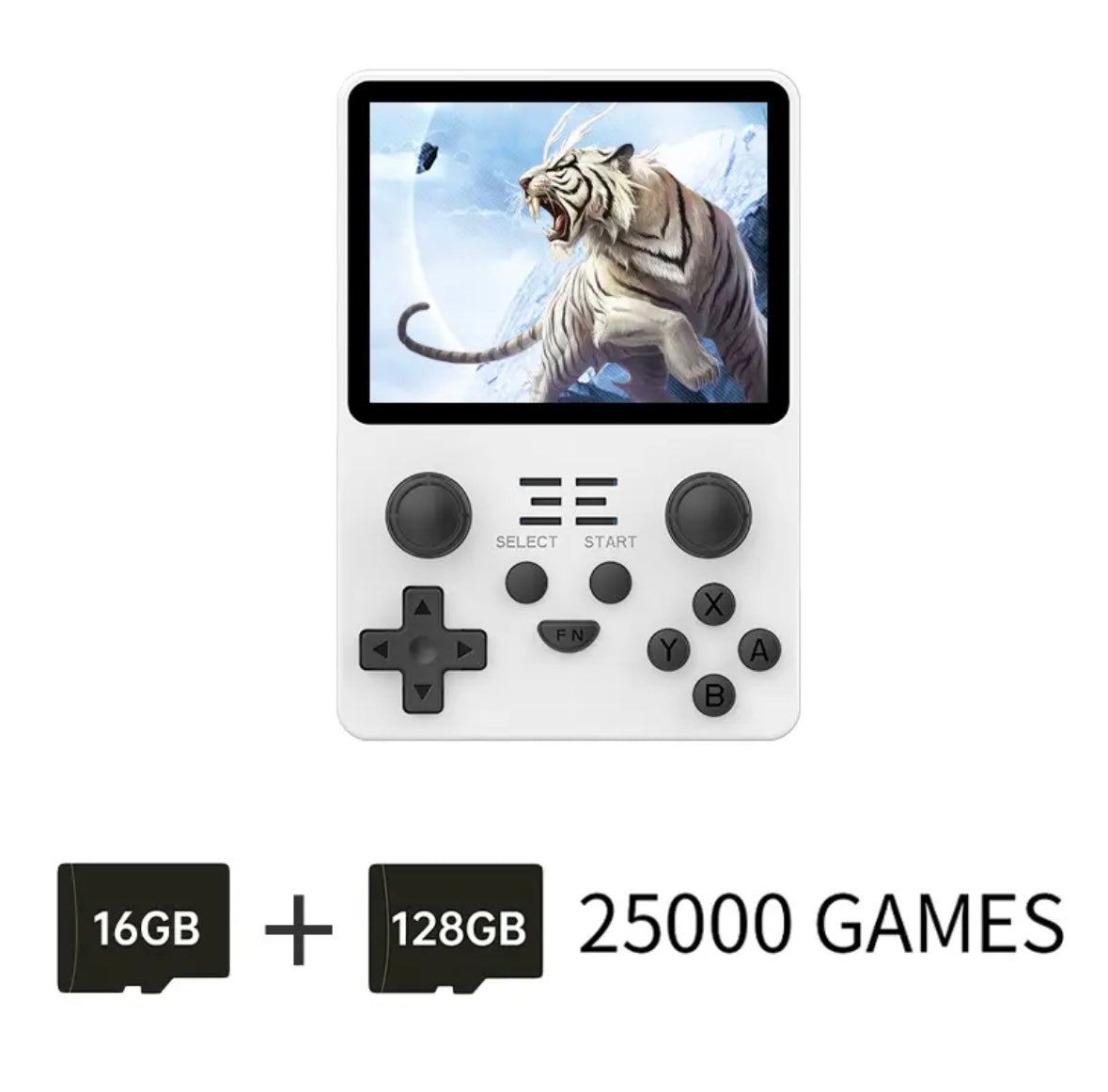 Retro Spielkonsole | HD Auflösung mit 25000 Spielen | Tragbares Design für Nostalgisches Gaming Unterwegs 8
