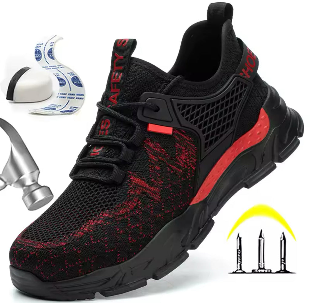 Sicherheits Sneaker | Arbeits Sneaker mit Stahlkappe & rutschfester Sohle | Komfortabel und robust für sicheren Halt 0
