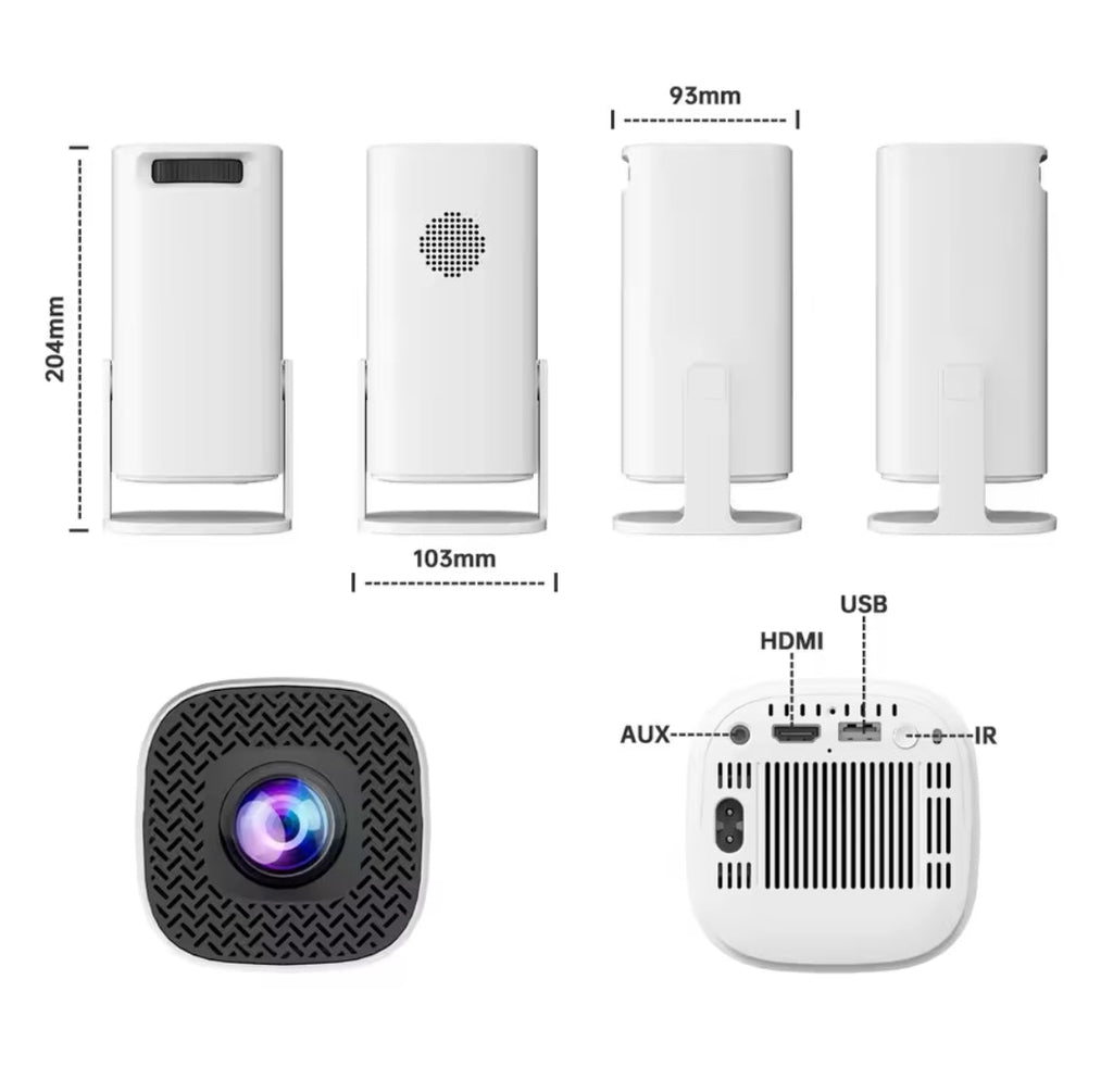 Smart HD Retro-Gaming-Beamer mit 1080P Auflösung & Android 11.0 für Ultimatives Entertainment 3