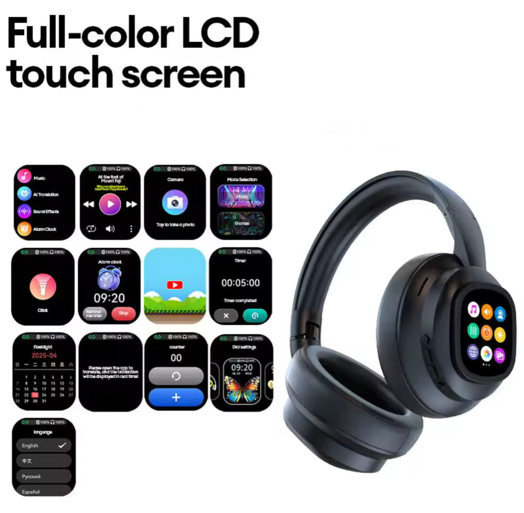 Smart Kopfhörer | Touch gesteuerte Over-Ear Kopfhörer mit Noise Cancelling | 35 Stunden Laufzeit für ununterbrochenen Musikgenuss 4