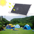 Solar Ladegerät | Solarpanel für mobile Geräte mit direkter Sonnenenergie | Ideal für Camping und Wandern 0
